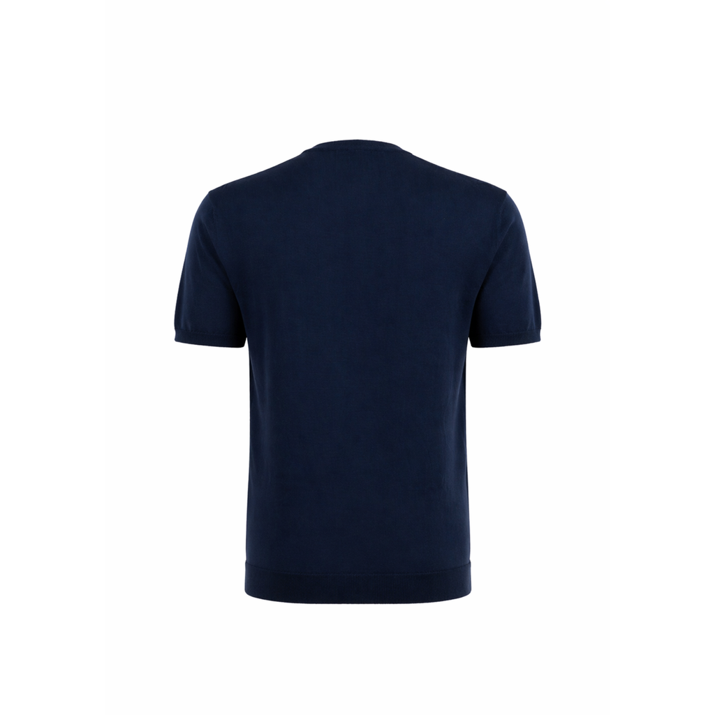 TURTLENECK KNIT T-SHIRT (Blue)