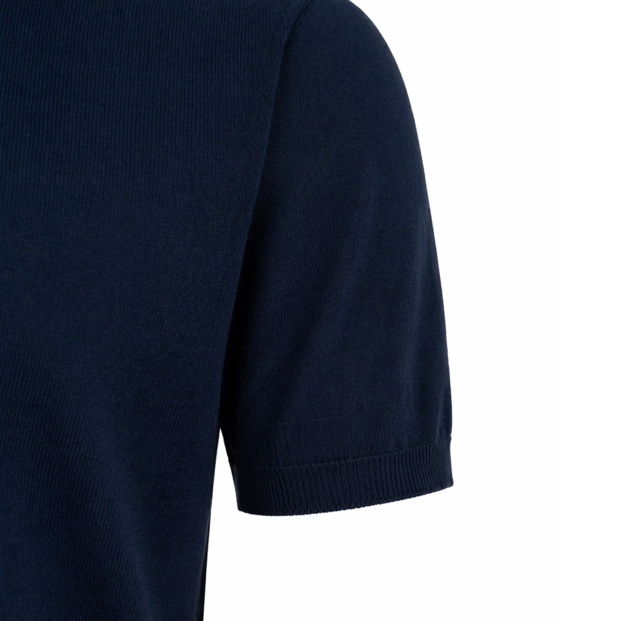 T-SHIRT IN MAGLIA BLU