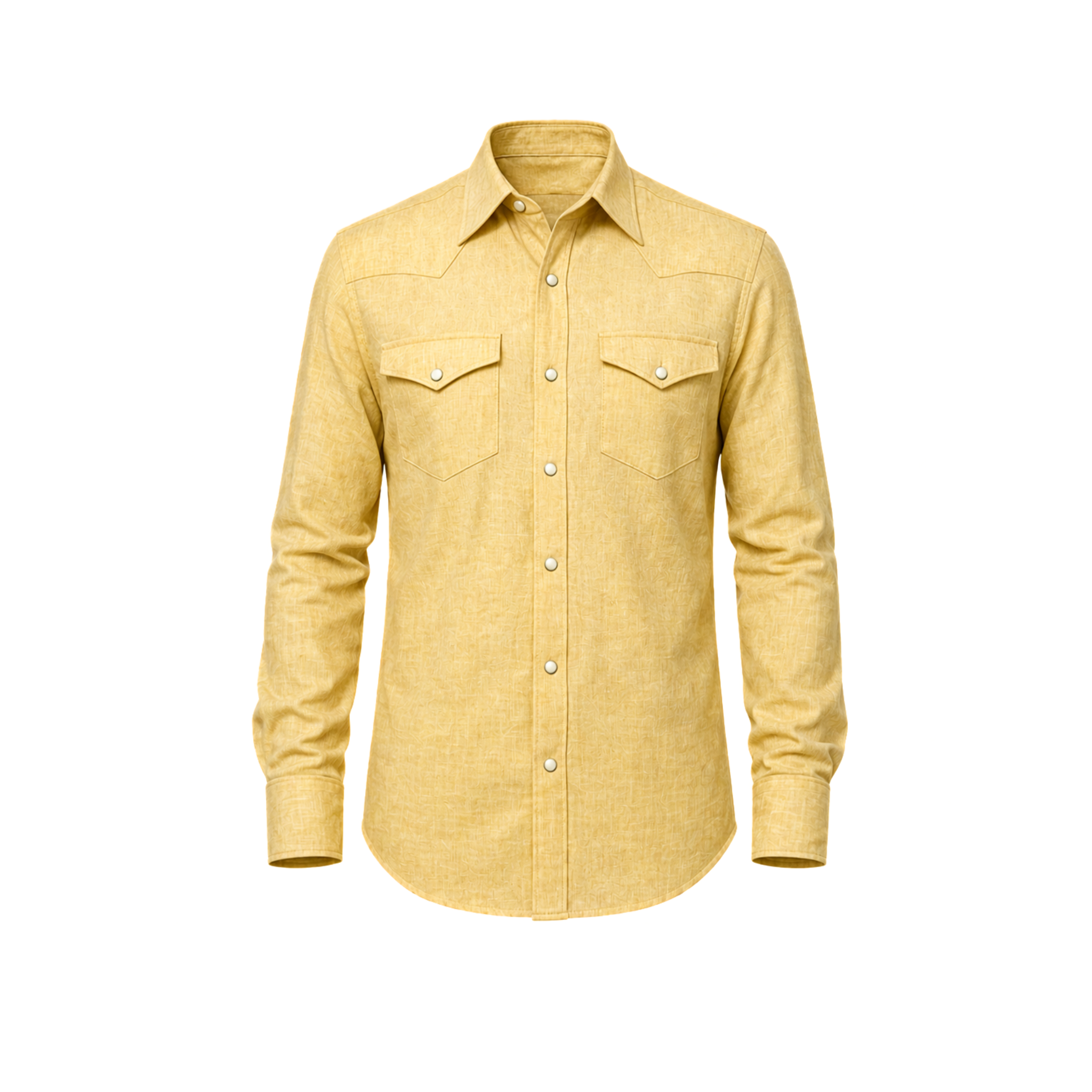 CAMICIA DA COWBOY GIALLO
