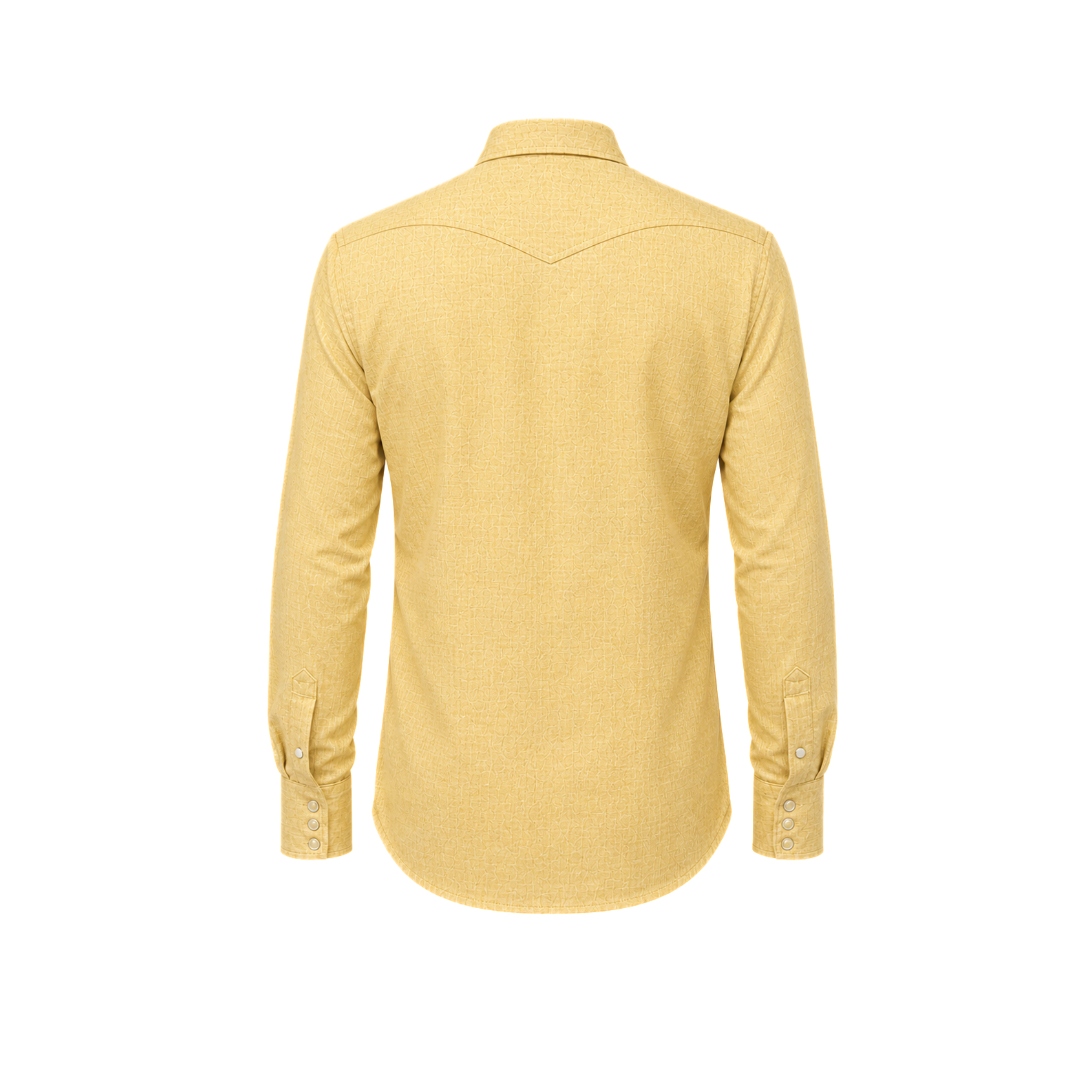 CAMICIA DA COWBOY GIALLO