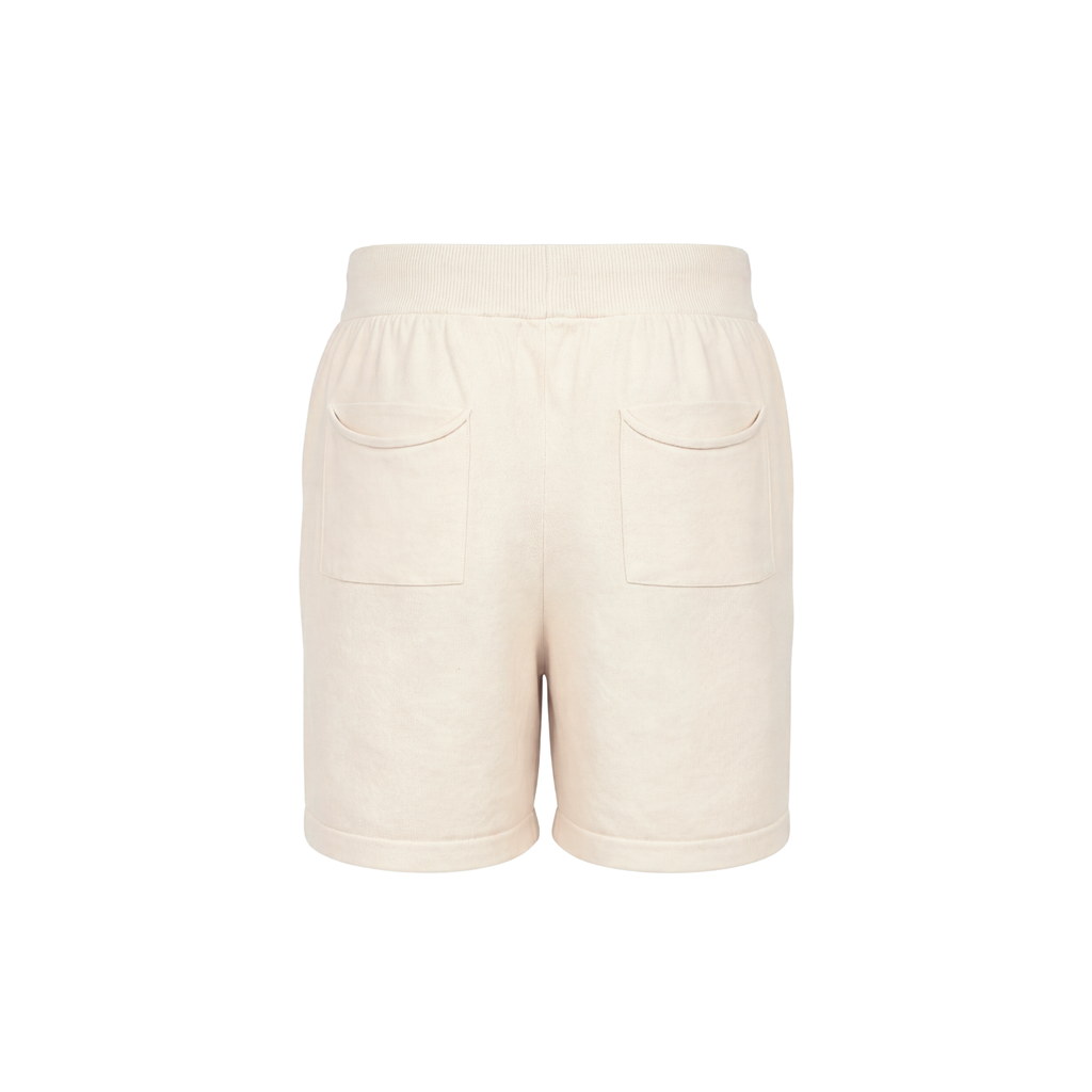 SHORTS IN MAGLIA PANNA