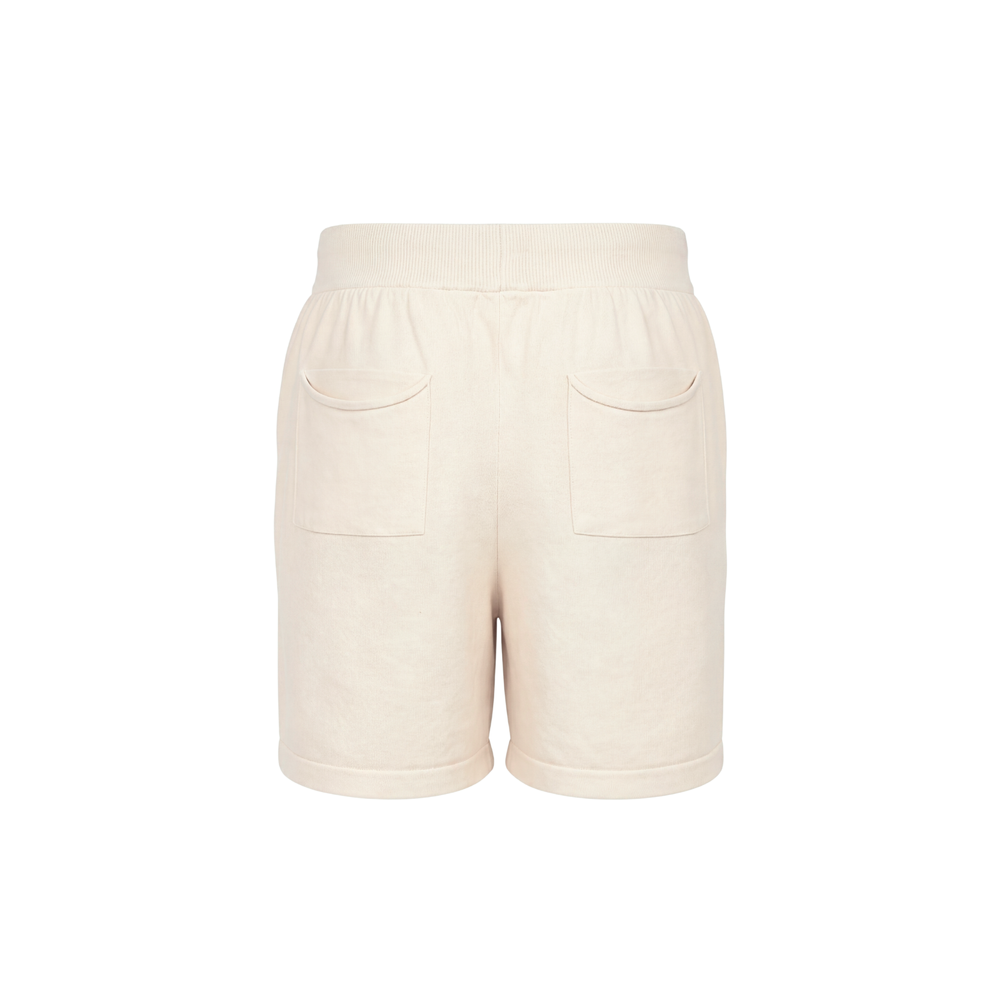 SHORTS IN MAGLIA PANNA