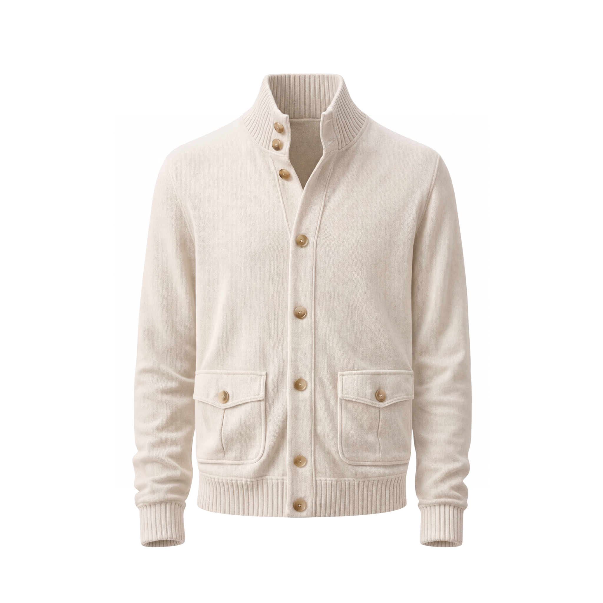 GIACCA IN MAGLIA PANNA