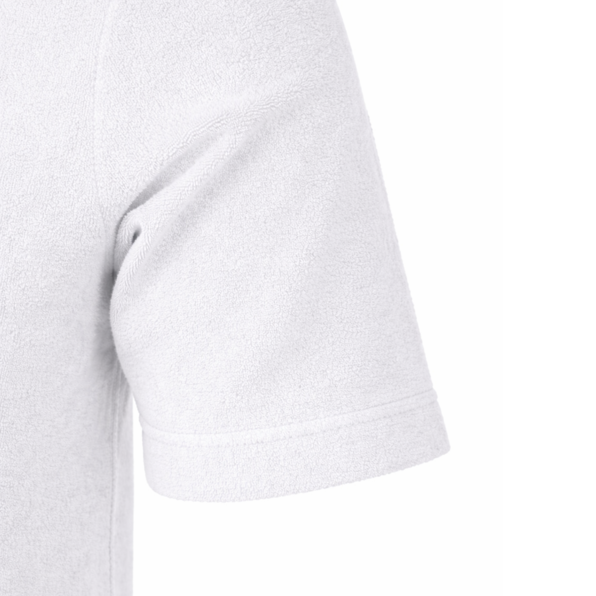 POLO A MANICHE CORTE SPUGNA BIANCO