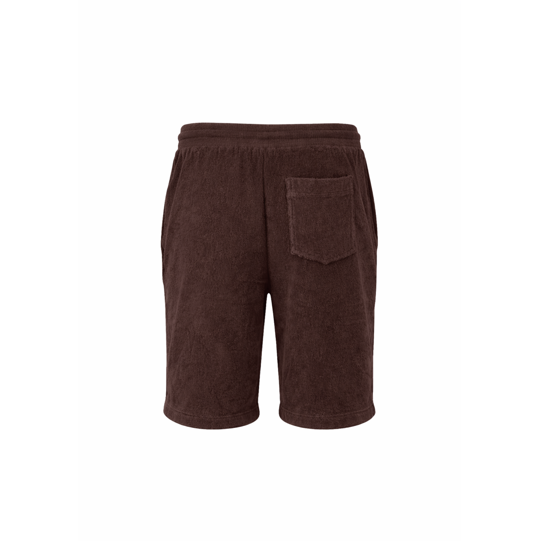 JOGGER SHORTS SPUGNA MARRONE