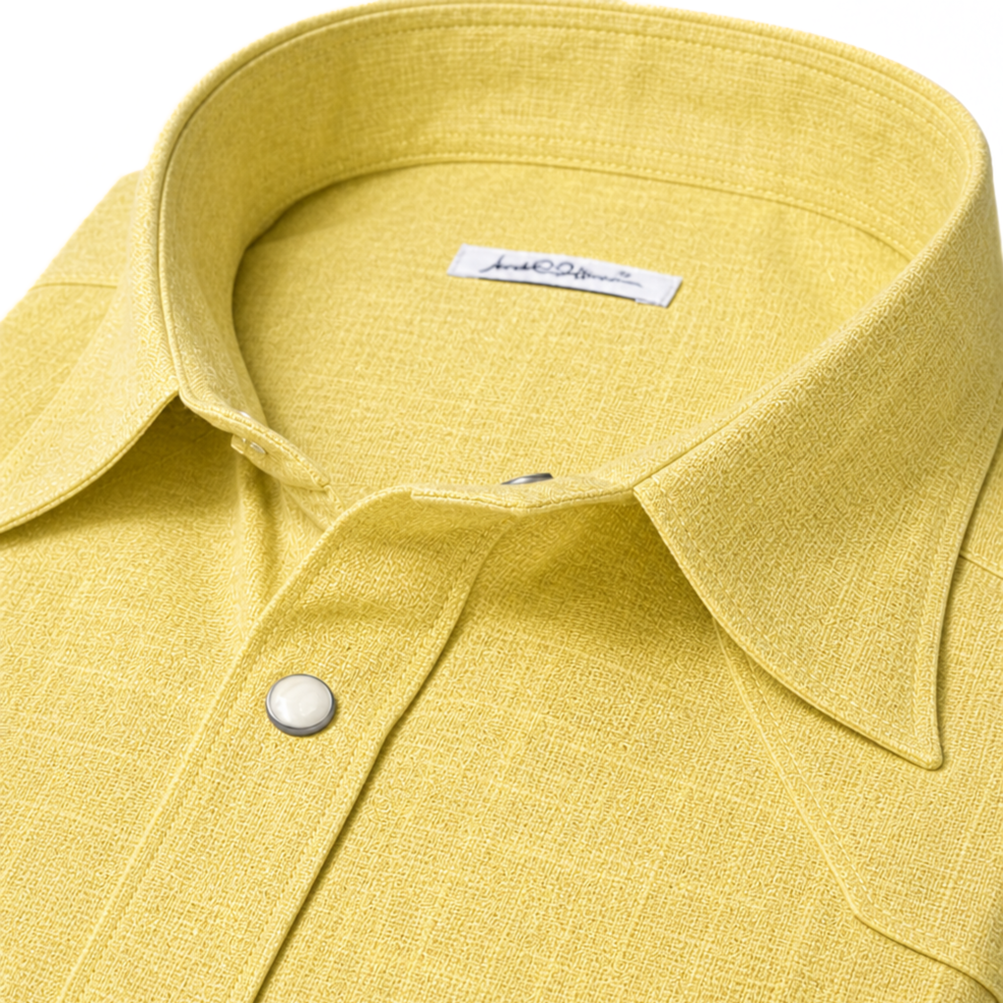 CAMICIA DA COWBOY GIALLO