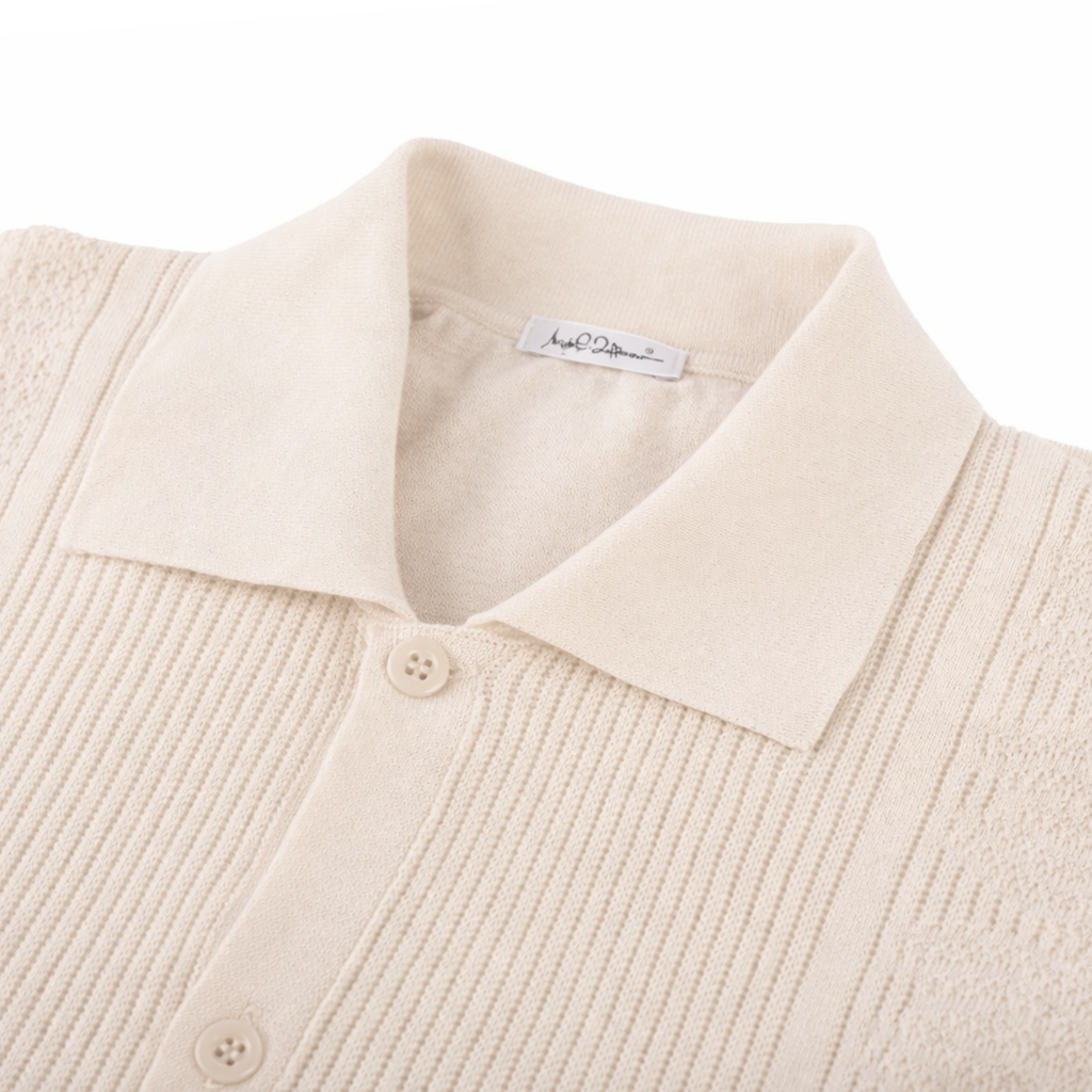 CAMICIA RICAMATA A MANICA CORTA