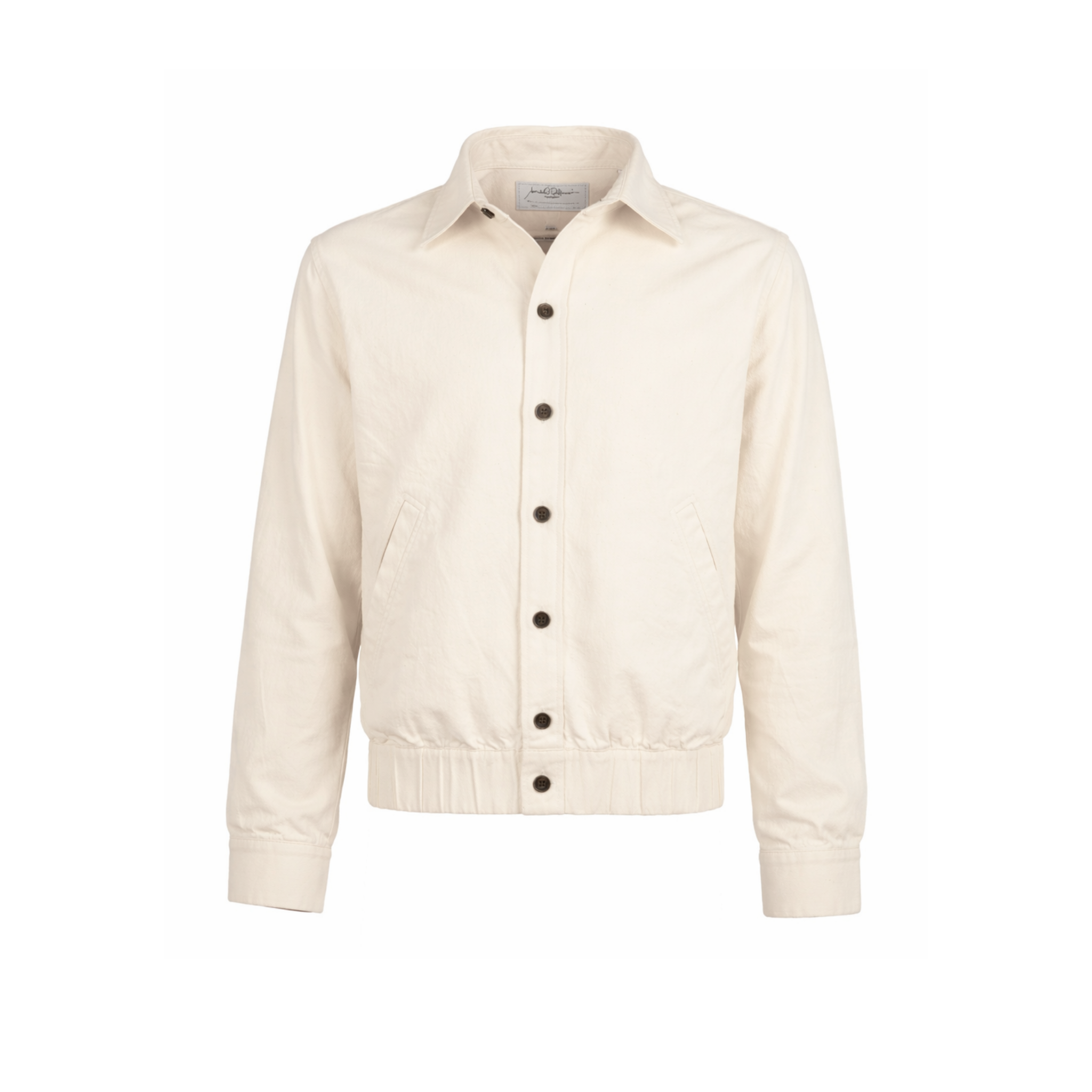 BOMBER IN COTONE PANNA