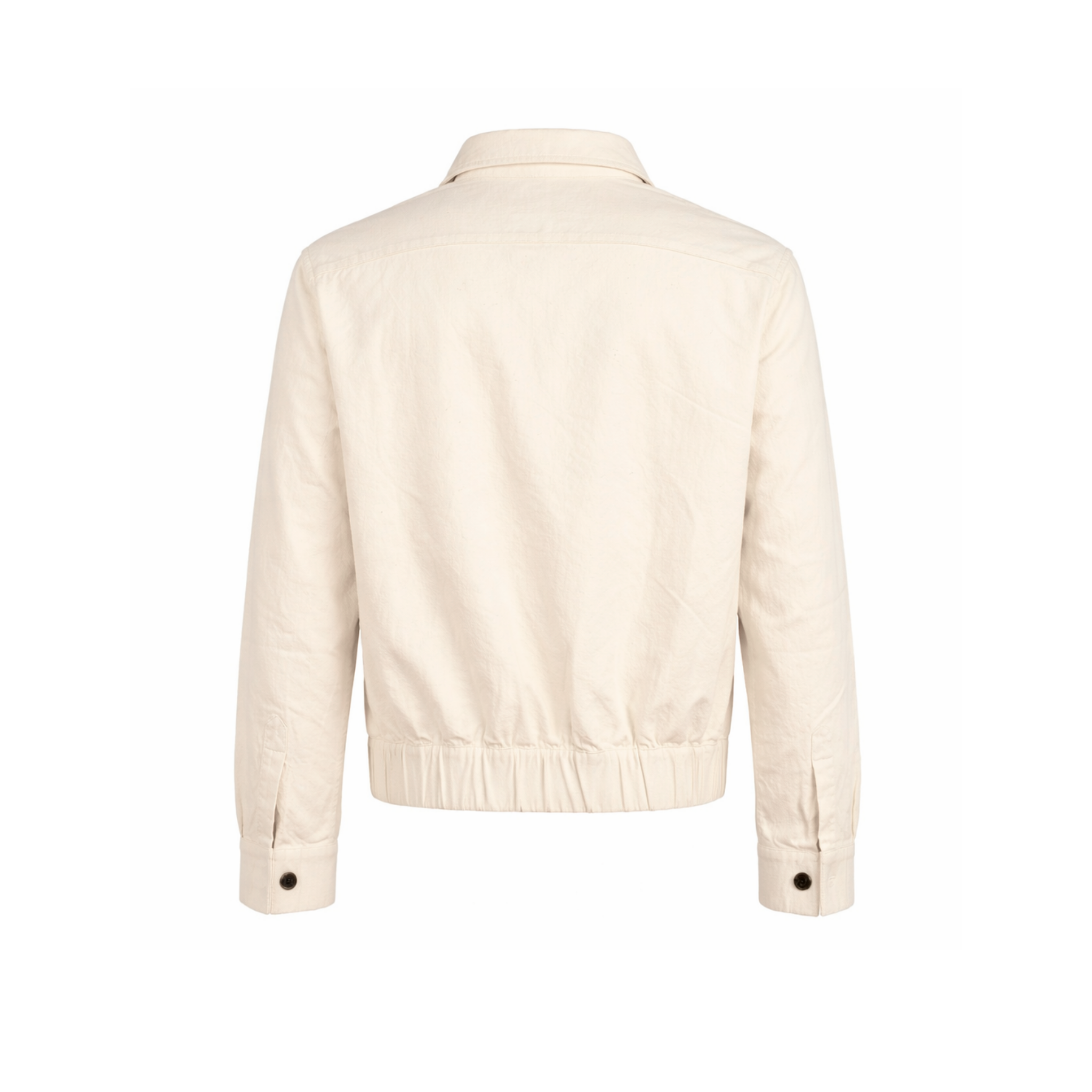 BOMBER IN COTONE PANNA