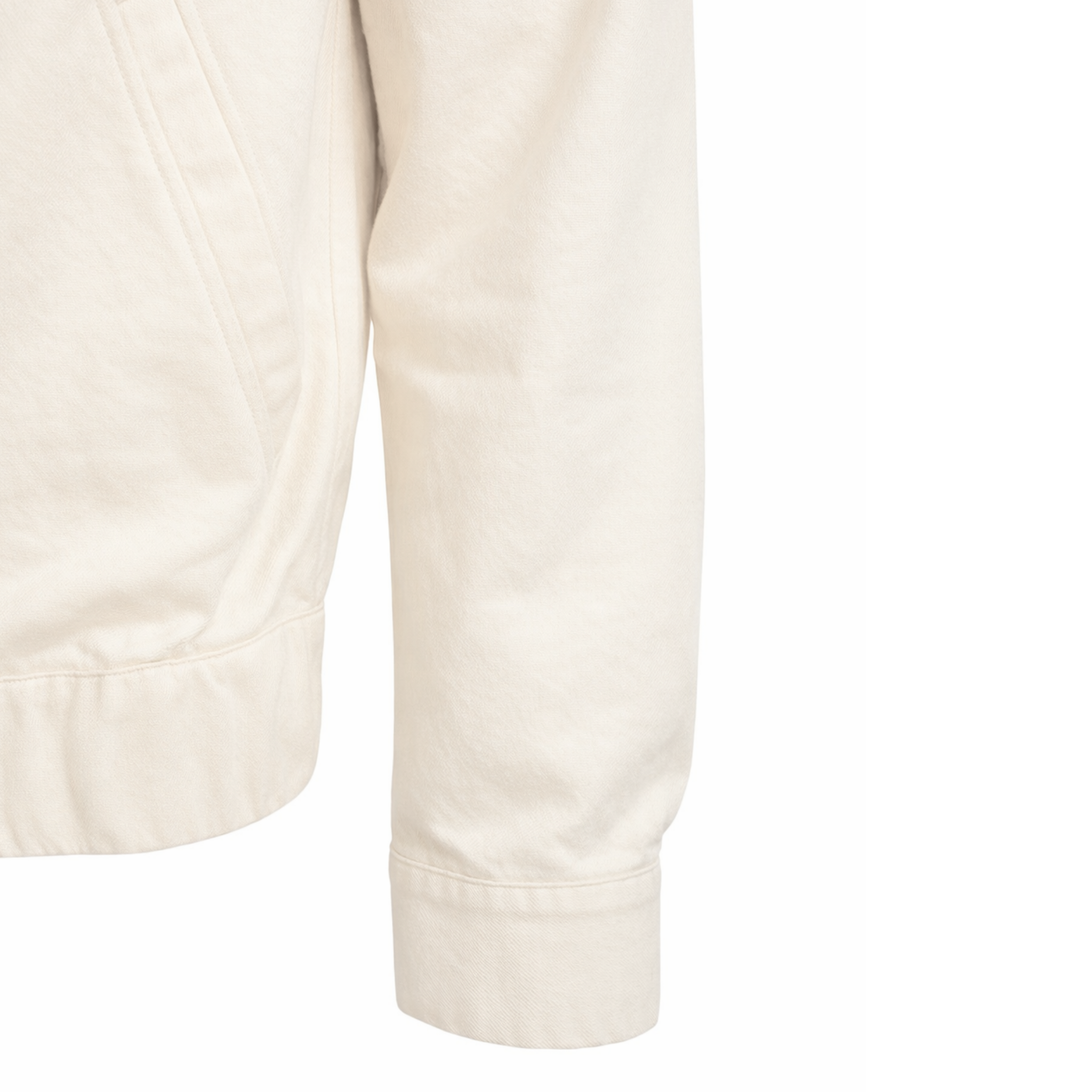 BOMBER IN COTONE PANNA