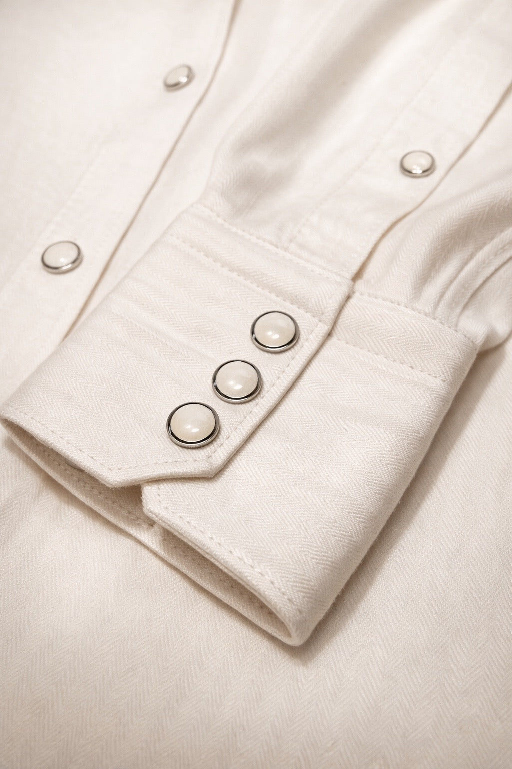 CAMICIA COWBOY PANNA