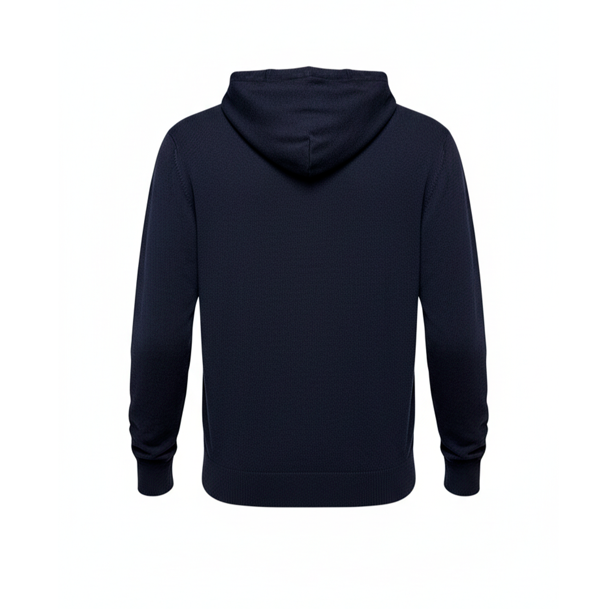 FELPA CON CAPPUCCIO  BLU