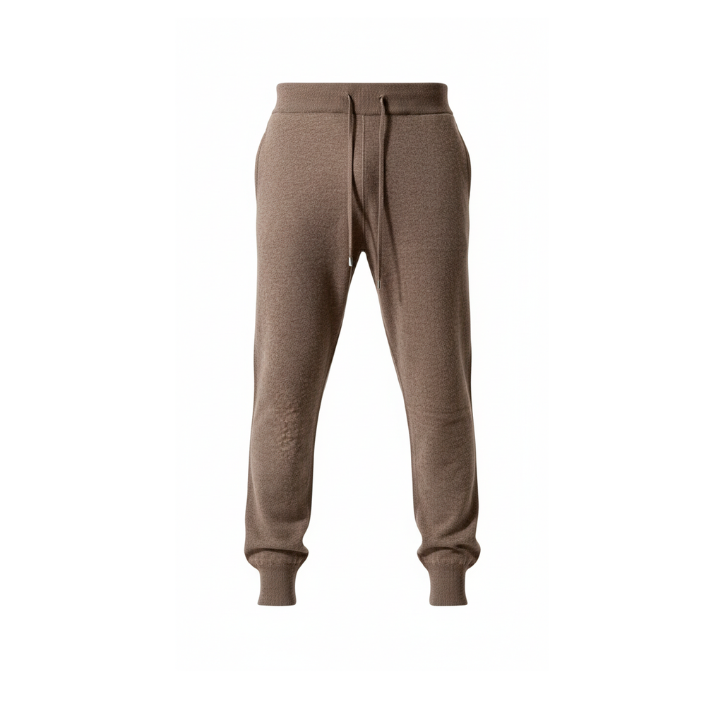 TAUPE KNIT JOGGERS