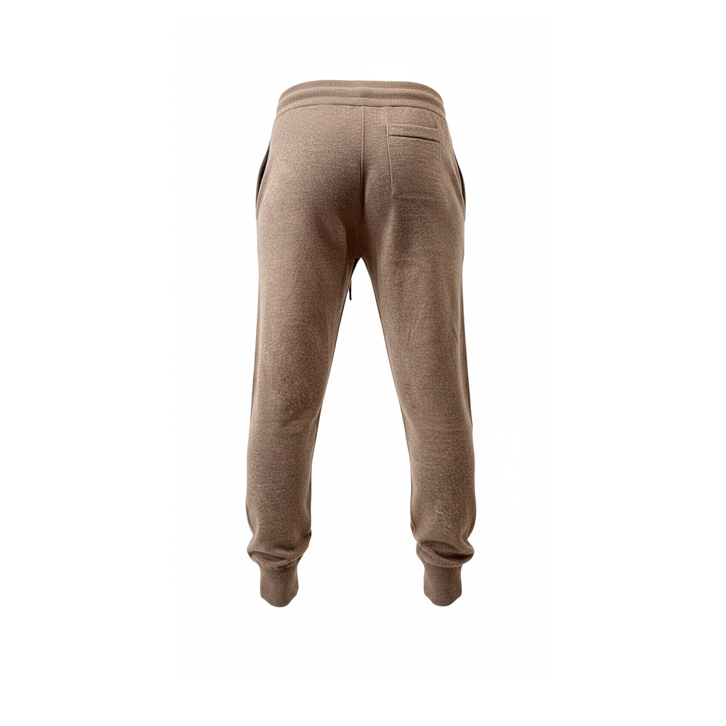 TAUPE KNIT JOGGERS