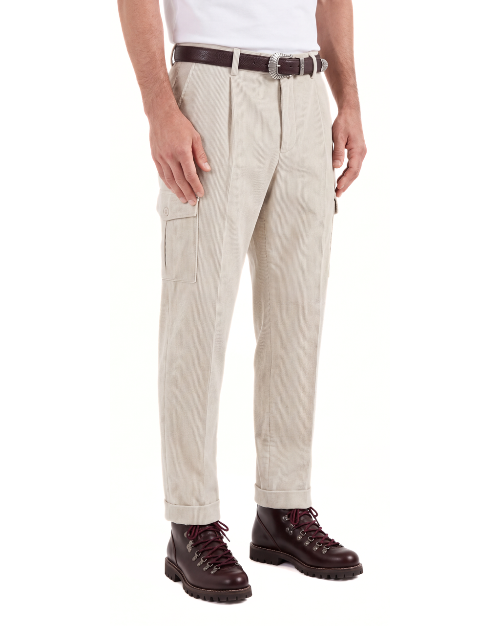 CARGO PANTS (Cream)