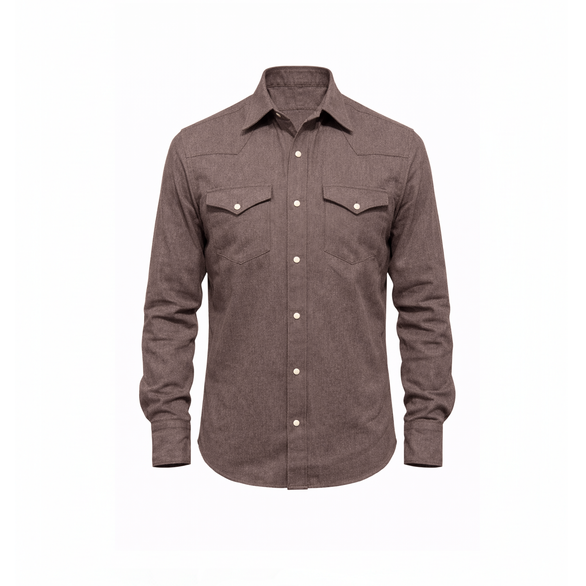 CAMICIA COWBOY MARRONE