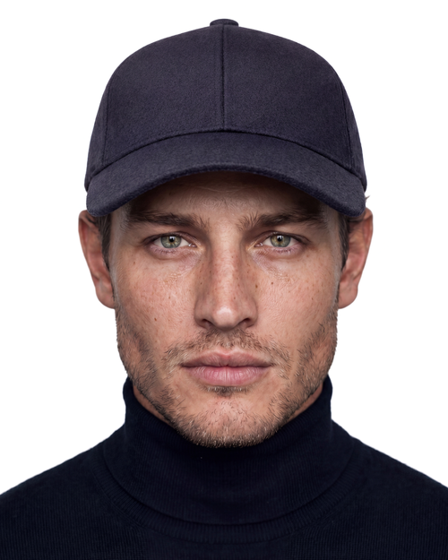 CAPPELLINO BASEBALL IN CASHMERE BLU