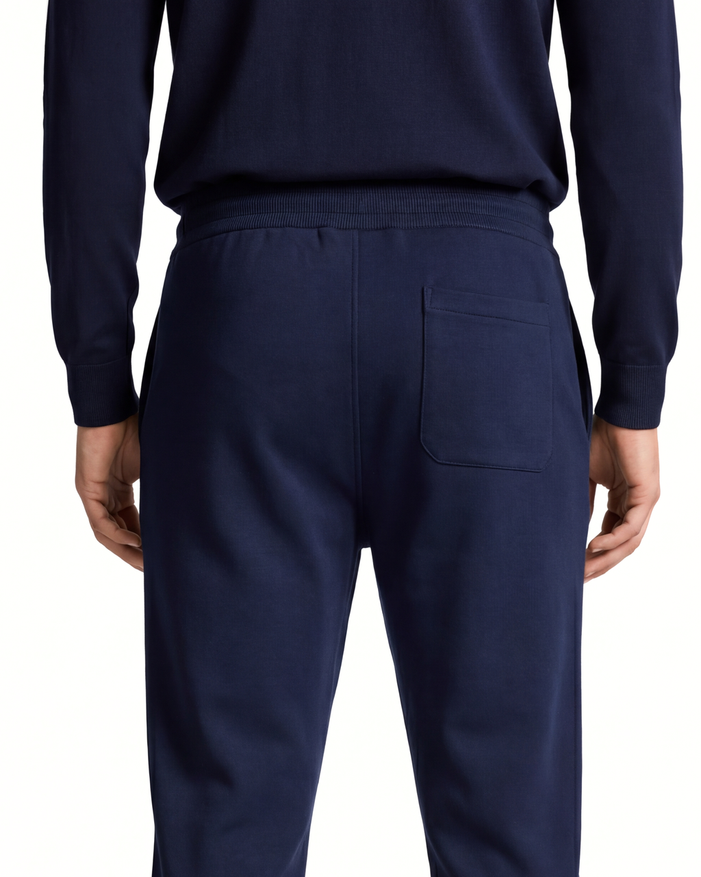 JOGGER IN MAGLIA BLU