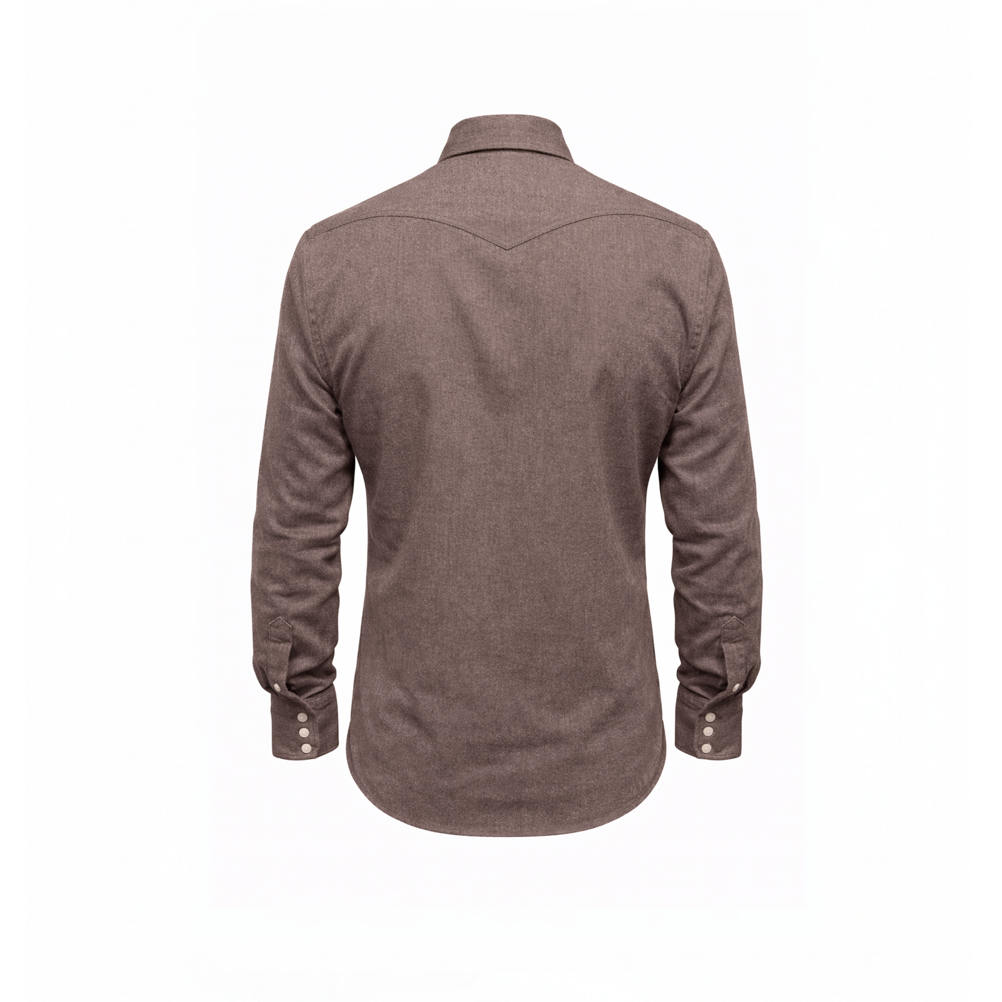 CAMICIA COWBOY MARRONE