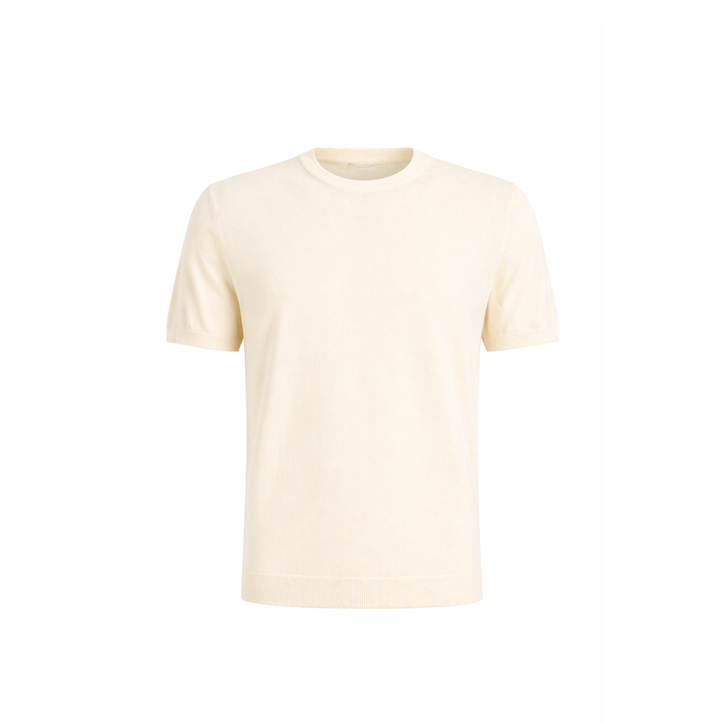 TURTLENECK KNIT T-SHIRT (Panna)