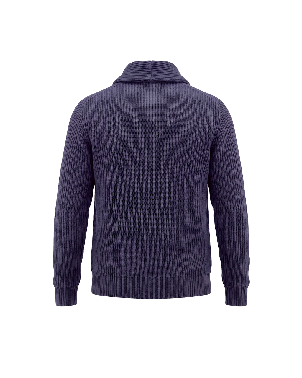 WOOL AND CASHMERE CARDIGAN (Navy)