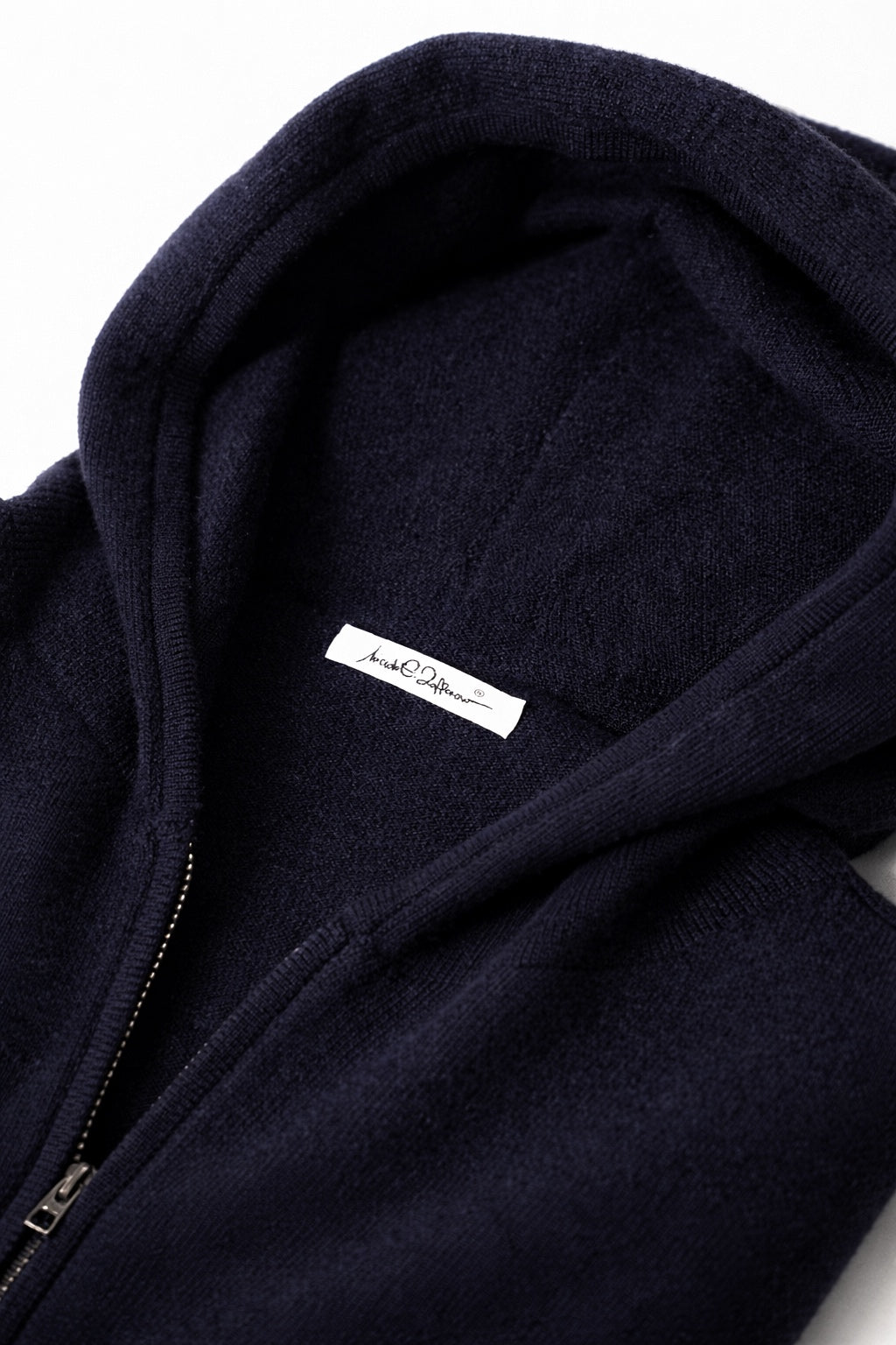 BLUE HOODED SWEATSHIRT