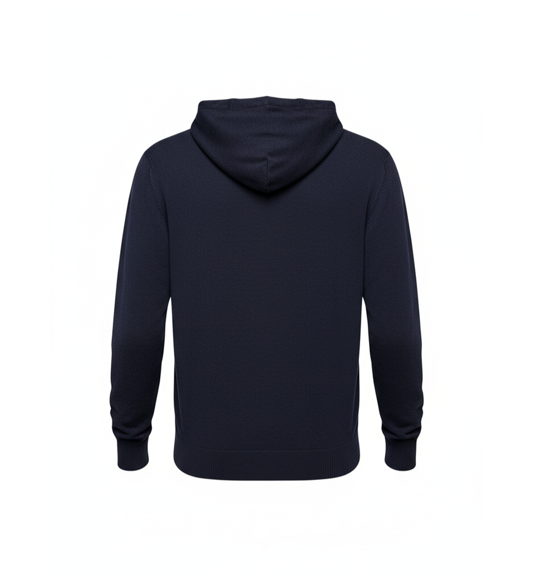 FELPA CON CAPPUCCIO BLU