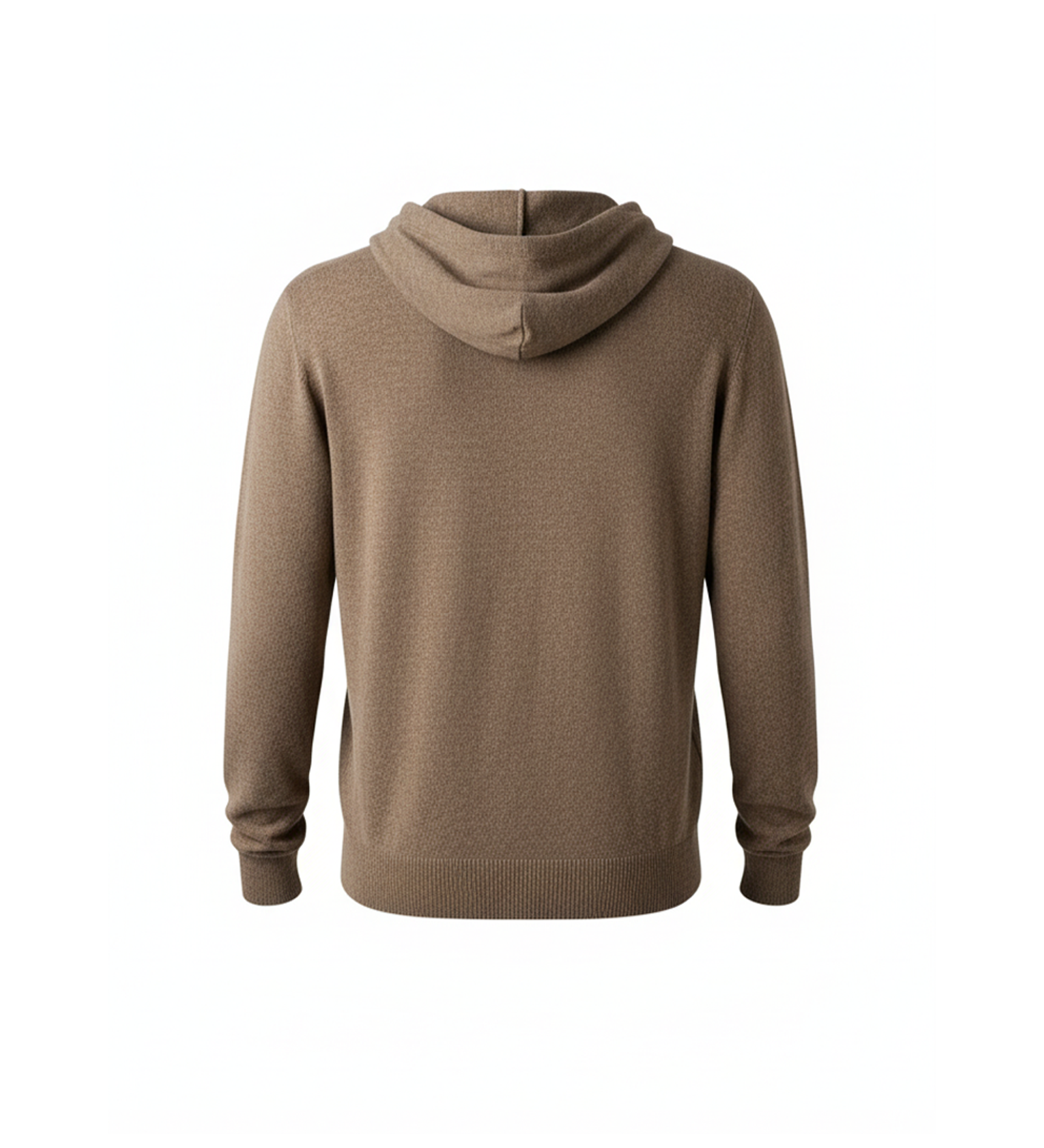 FELPA CON CAPPUCCIO TORTORA