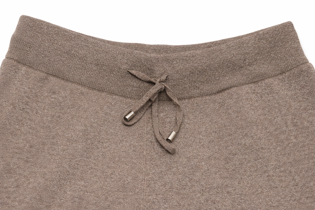 TAUPE KNIT JOGGERS