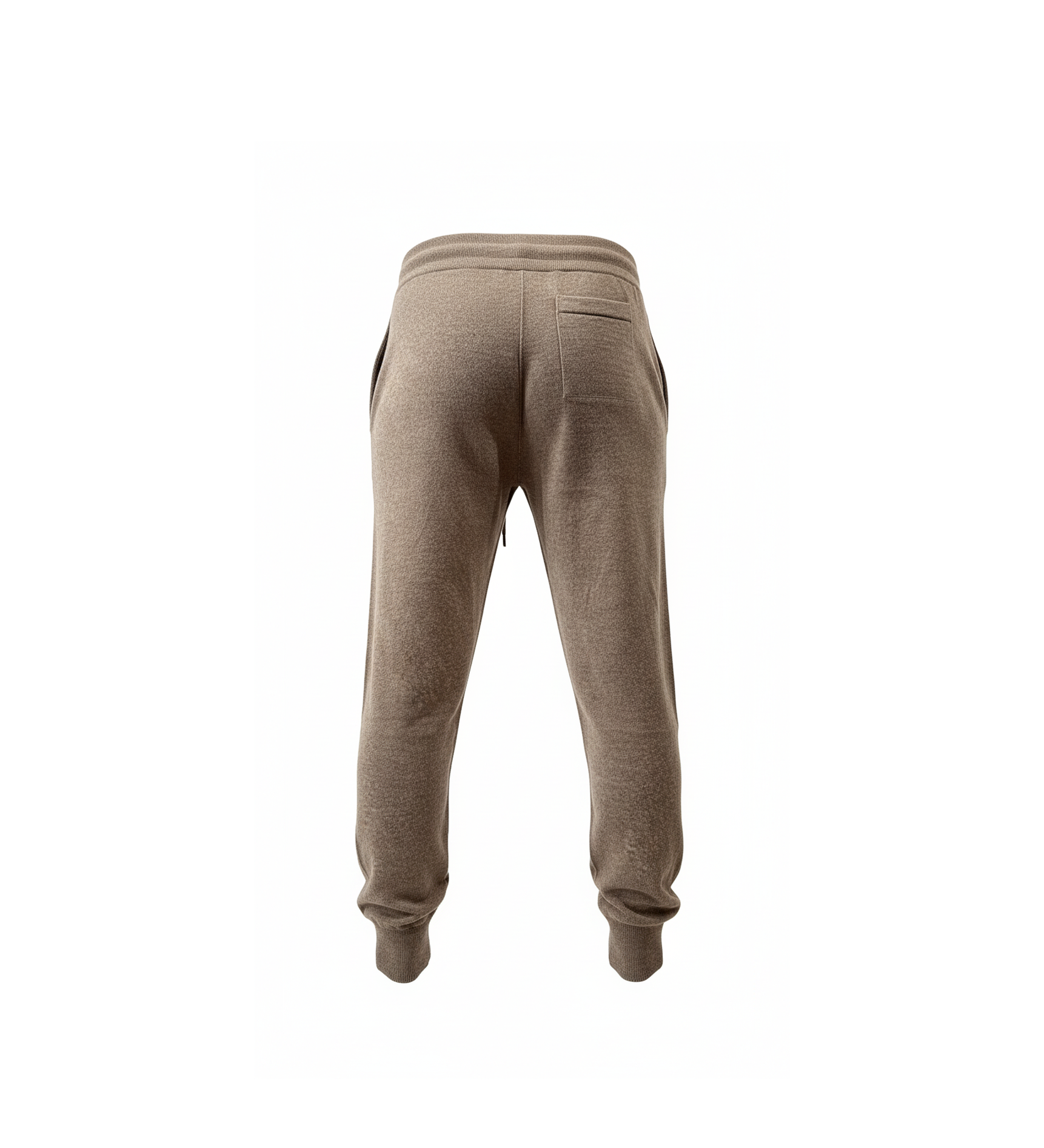 PANTALONI DA JOGGING IN MAGLIA TAUPE