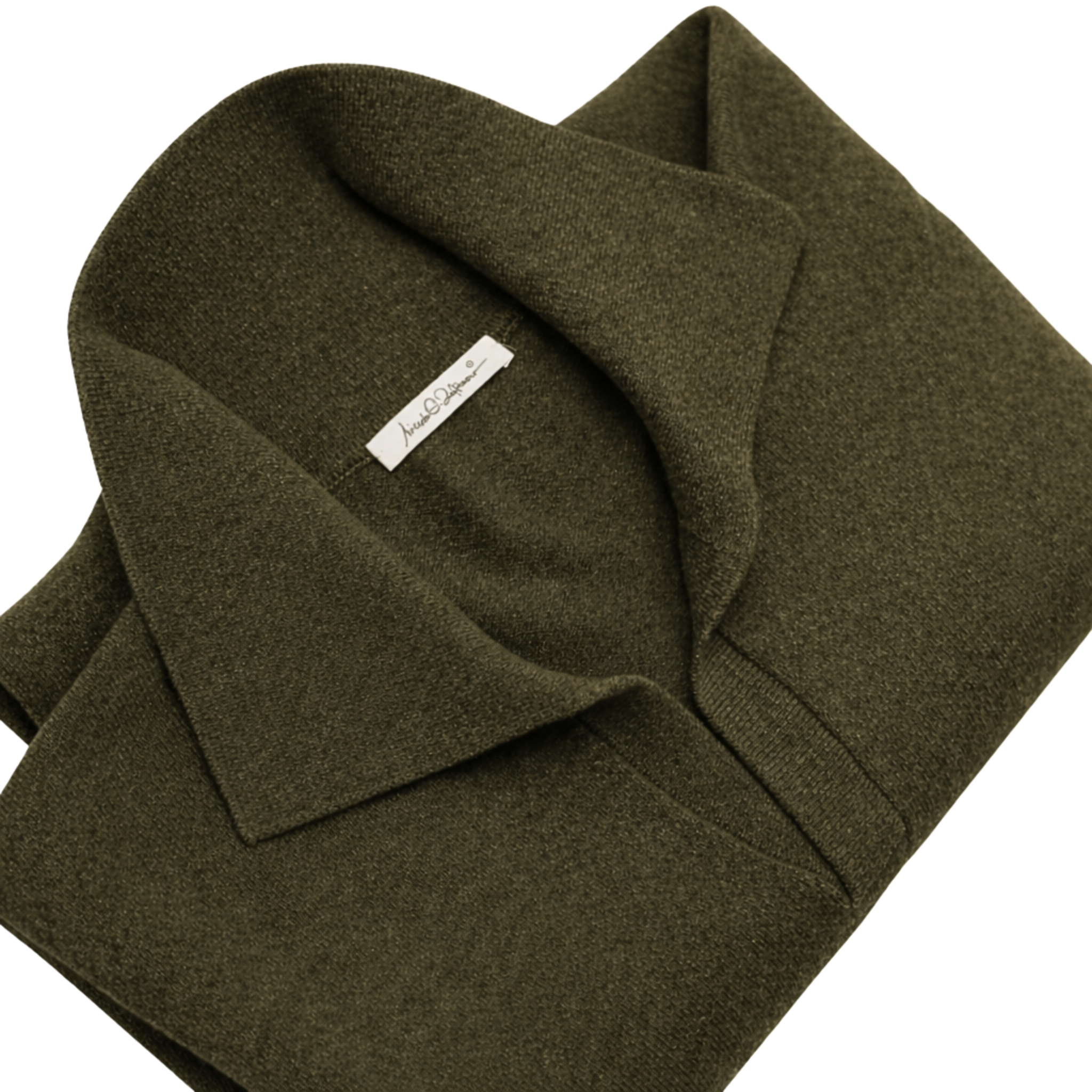 POLO VERDE SENZA BOTTONI