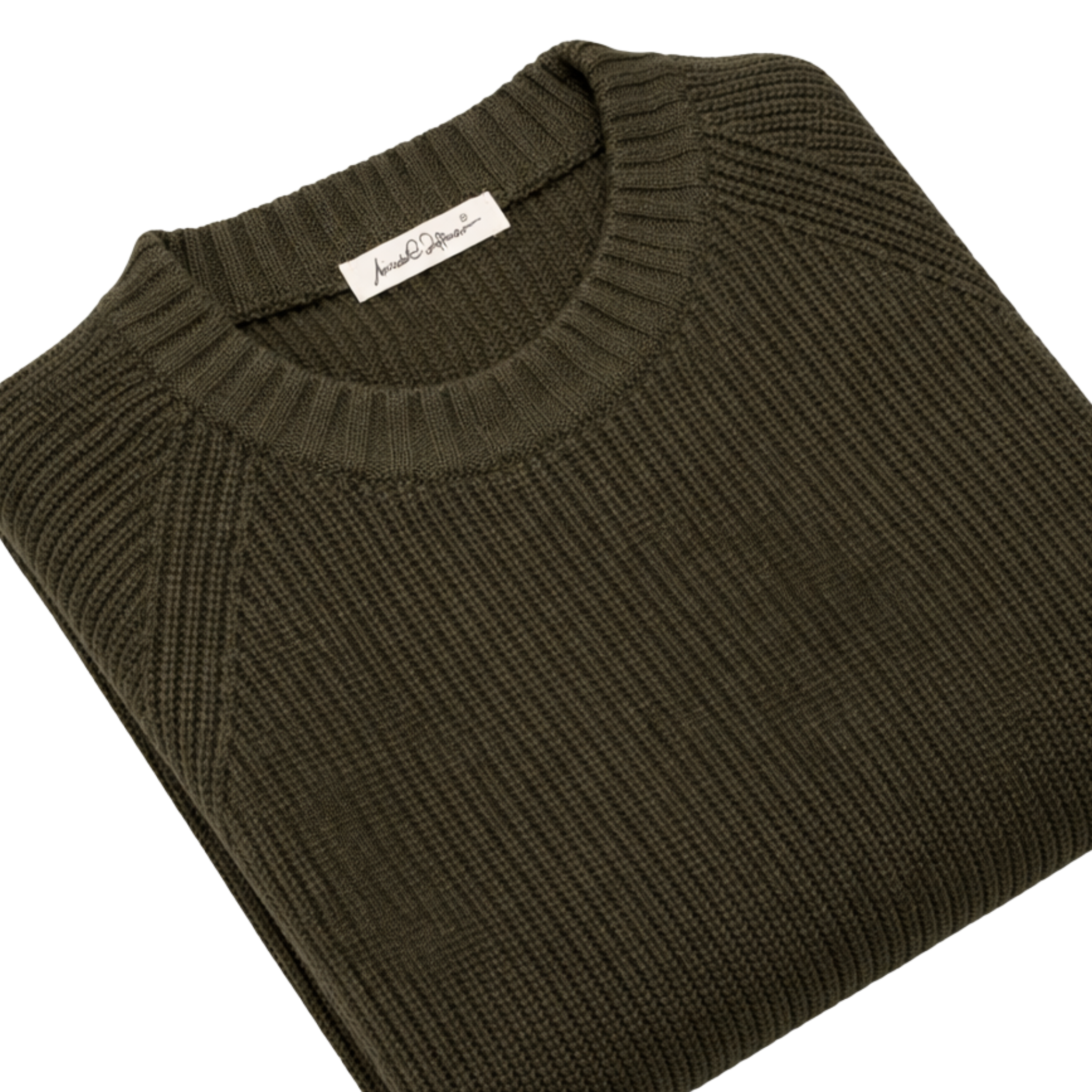 MAGLIONE GIROCOLLO VERDE